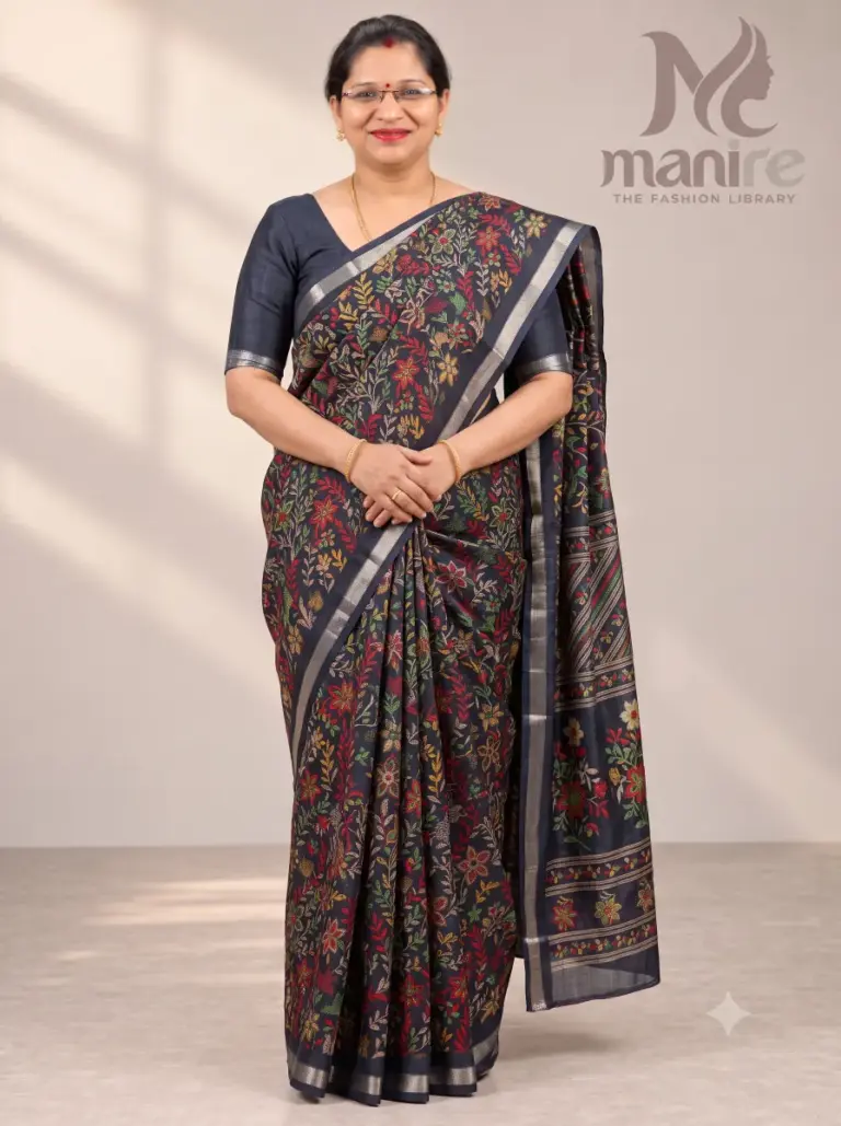 Kalanjali Silk Spl(Black) Sarees