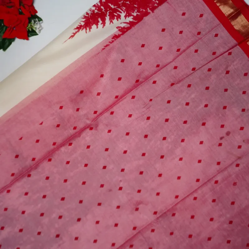 Pure 100Count Cotton sarees -MB111 - Image 2