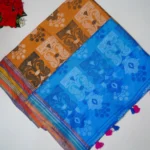 Mixed Fabric Cotton Sarees -MB215