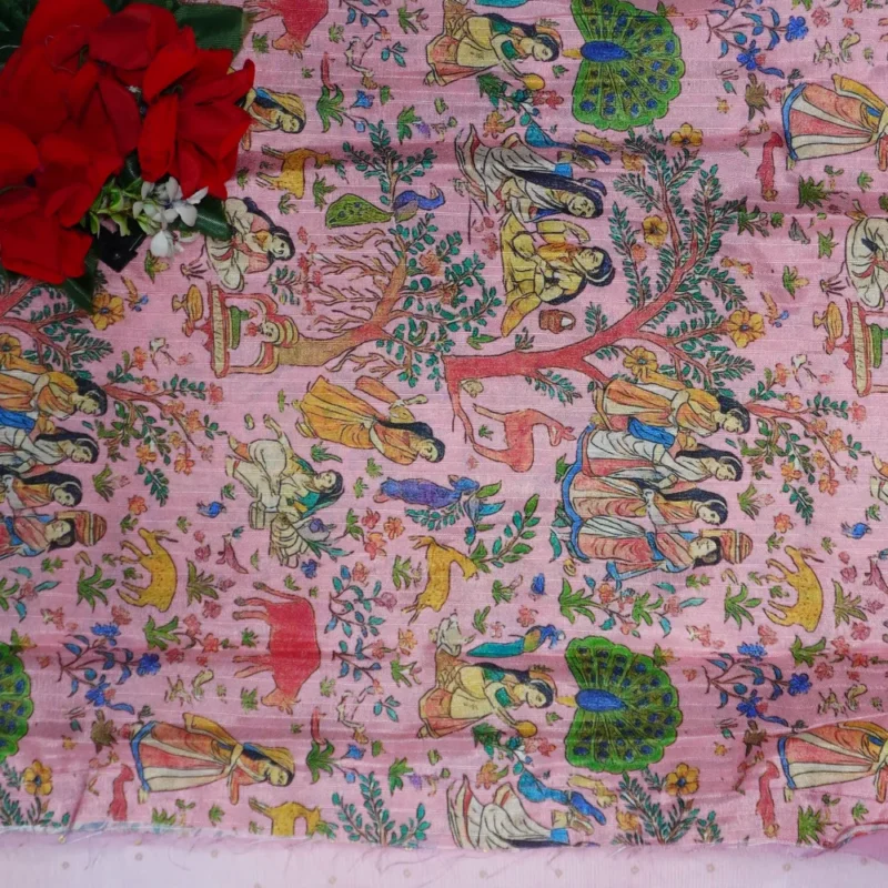 Chiffon Georget Light Weight Sarees -MB267 - Image 2