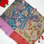 Siddanth Brand warm Silk Kalamkari sarees -MB269