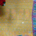 Laya Special Real Mirror work sarees -MB350 - Image 2