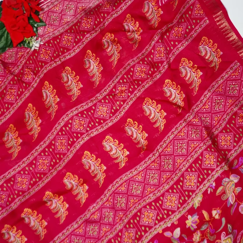 Dola Mashroom Georgette -MB357 - Image 3