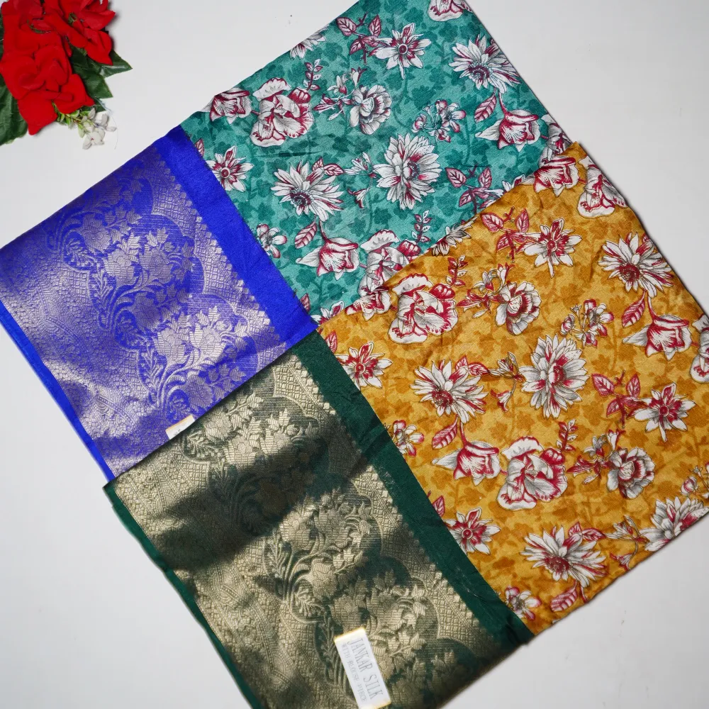 375 (15) Mangalam Silk Sarees -MB375 - Image 1