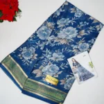 Pure Georgette Viscose Border Sarees -MB388 - Image 4