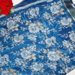 Pure Georgette Viscose Border Sarees -MB388 - Image 3