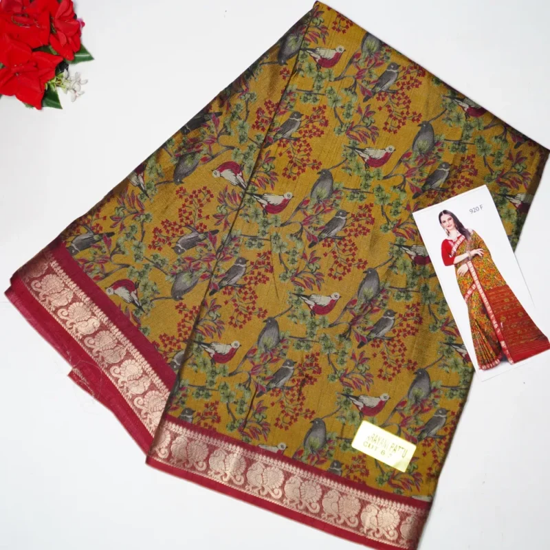 Narayani Pattu With Varli Print Deasign -MB391(789) - Image 4