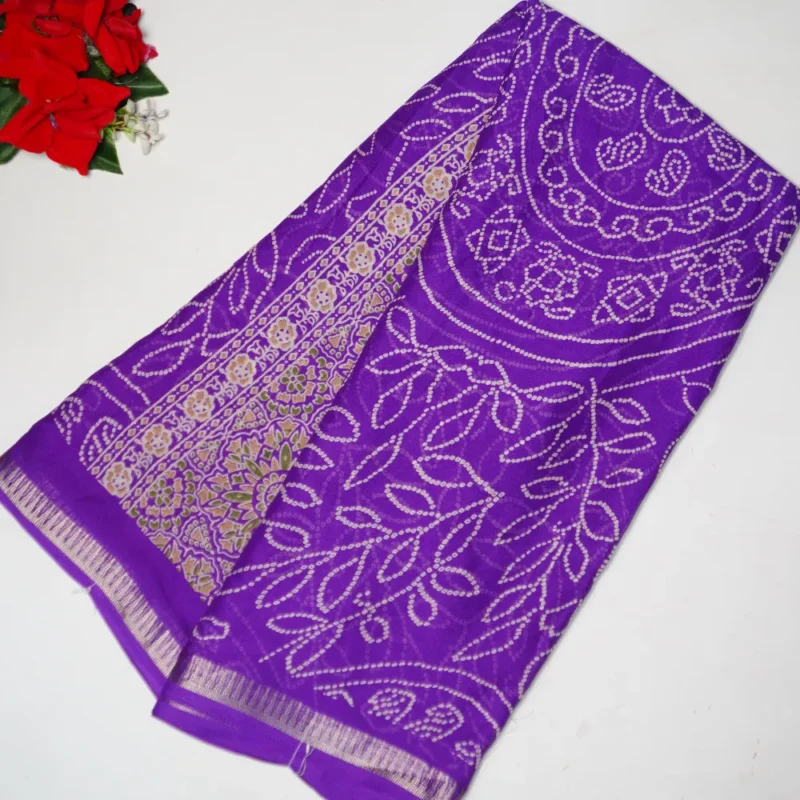 Bandini Kalanjali Silk Georgette Sarees-MB395 - Image 4
