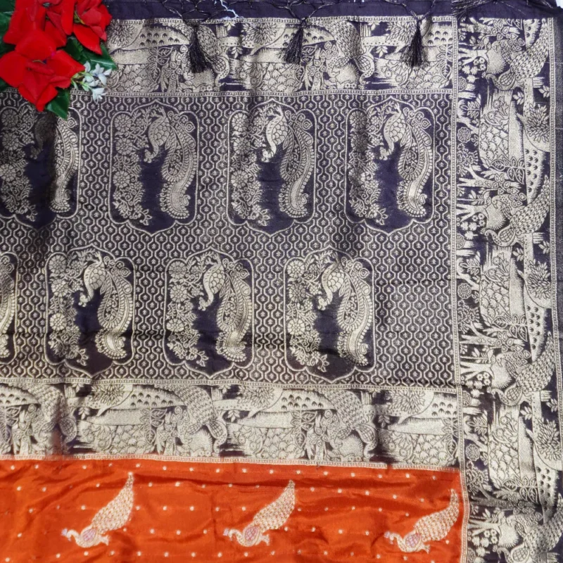 Premium Khaddi Georgette Sarees -MB567 - Image 2
