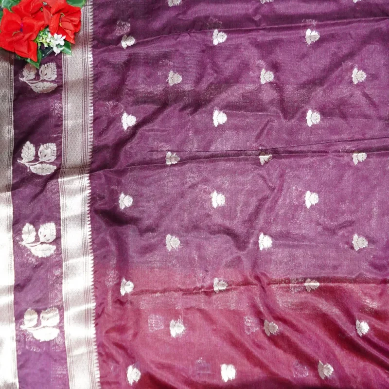 Fancy Katan Silk Sarees -MB568 - Image 4