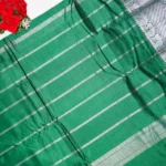 Mangalagiri Plin With Kanchi BorderSarees -MB573 - Image 3