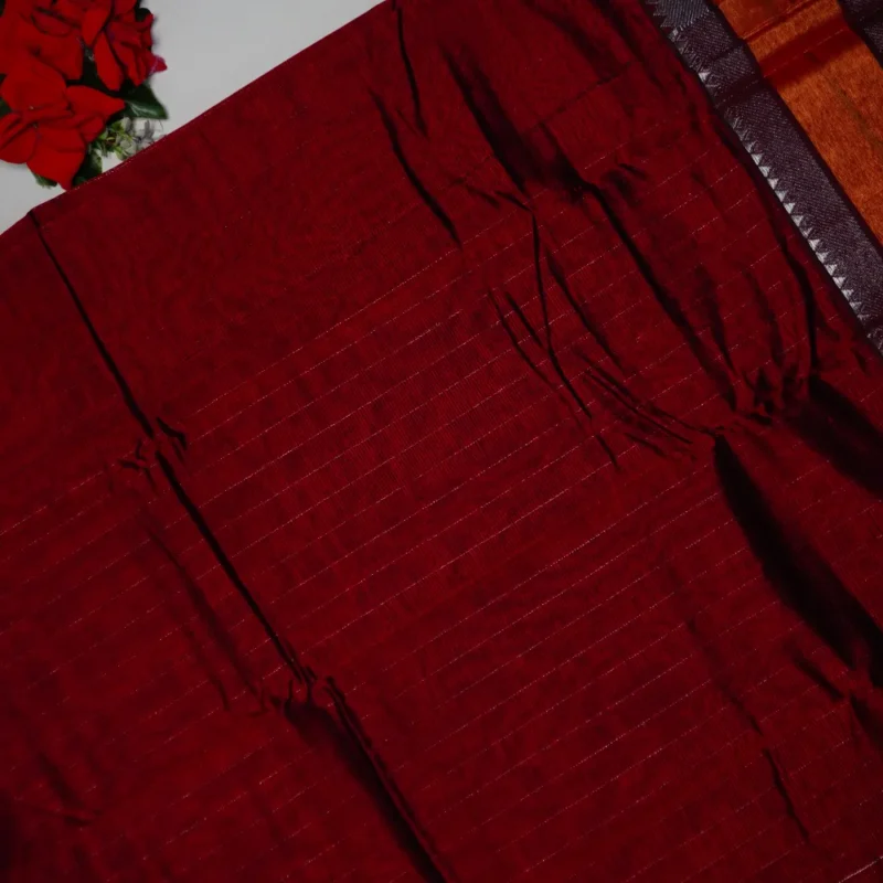 Silver Zarry Gap Border Sarees-MB582 - Image 3