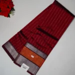 Silver Zarry Gap Border Sarees-MB582 - Image 4
