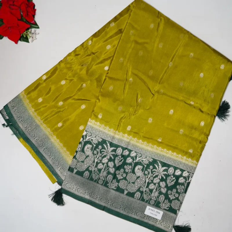 Pure Russian Crape Opposite Boarder Sarees Offer Sale-MB583 - Image 3