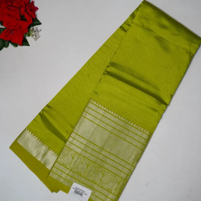 Kanci Border Mangalagiri Sarees -MB585 - Image 4