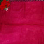 Mangalagiri Checkes  Dark Pink To Black -MB791 - Image 4