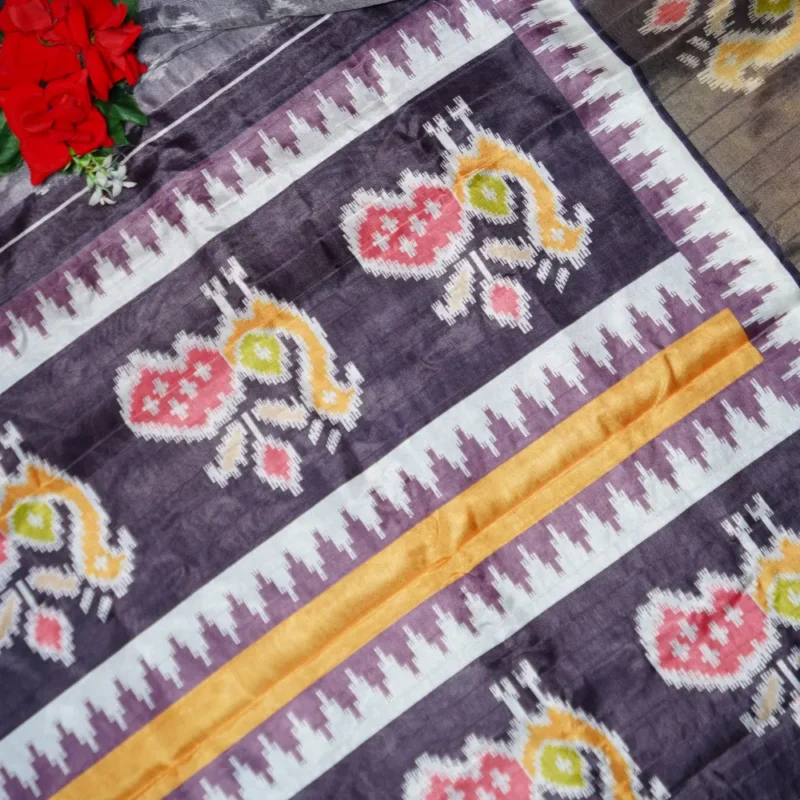 Dola Handoloom Pochampalli Sarees -MB798 (789) - Image 3