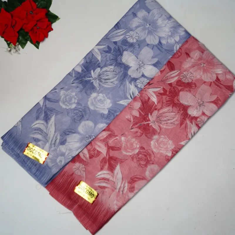 Zara daily Ware Gap Boarder Sarees -MB824 - Image 3