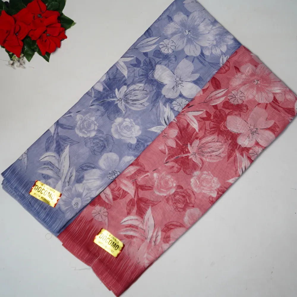 824 (7) Zara daily Ware Gap Boarder Sarees -MB824 - Image 1