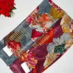 Pure Punam Crape Georget Sarees-MB832