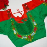 Cotton Silk Hand Work Blouses -MB010