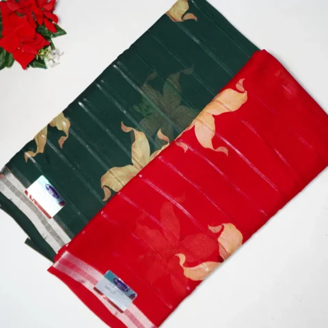 Pure Georgette Viscose Sarees