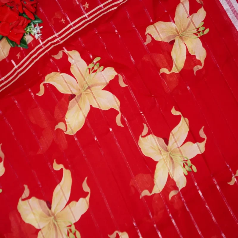 Pure Georgette Viscose Sarees -MB365 - Image 3