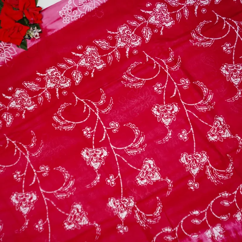 Kolkatta Malai Cotton Sarees -MB129 - Image 4