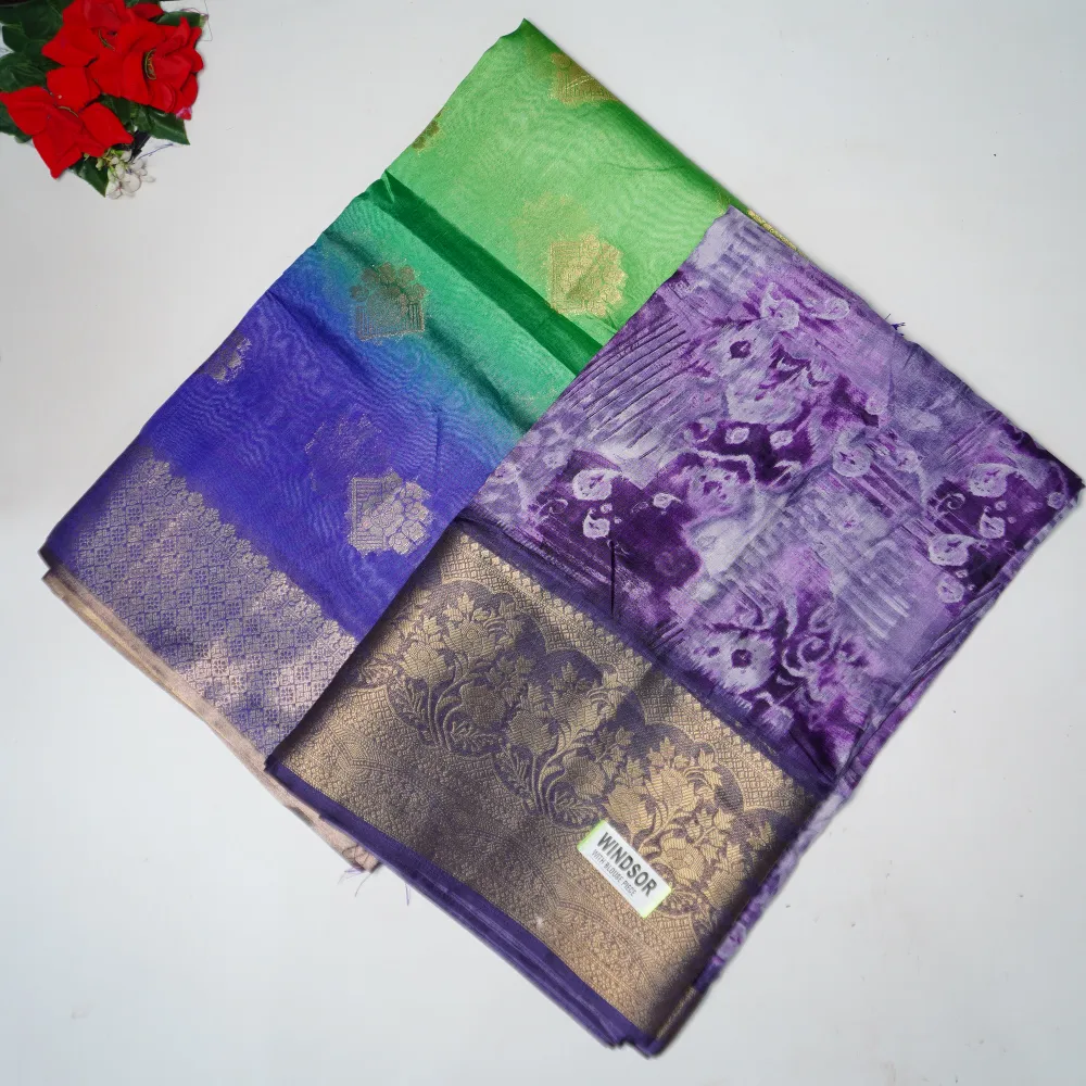 219-1 (36) Mixed Primium sarees Offer Sale-MB219(1-45) - Image 1