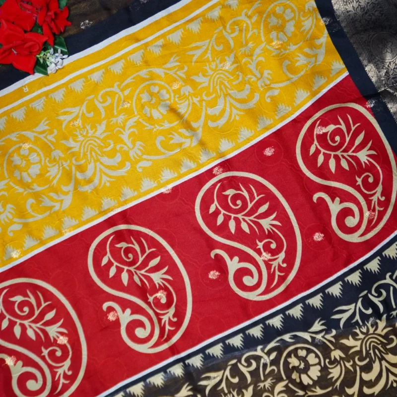 Ganga Jamuna Georgette Sarees -MB405 - Image 3