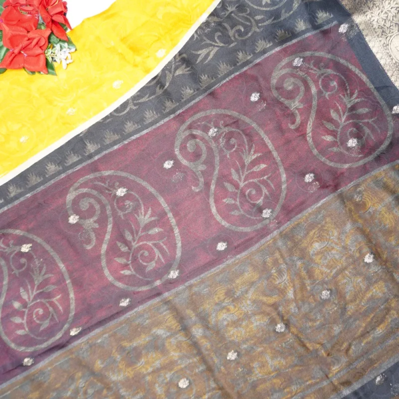 Ganga Jamuna Georgette Sarees -MB405 - Image 2