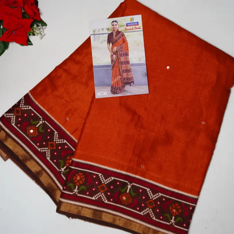 Siddanth Patola Silk Sarees -MB422 - Image 4