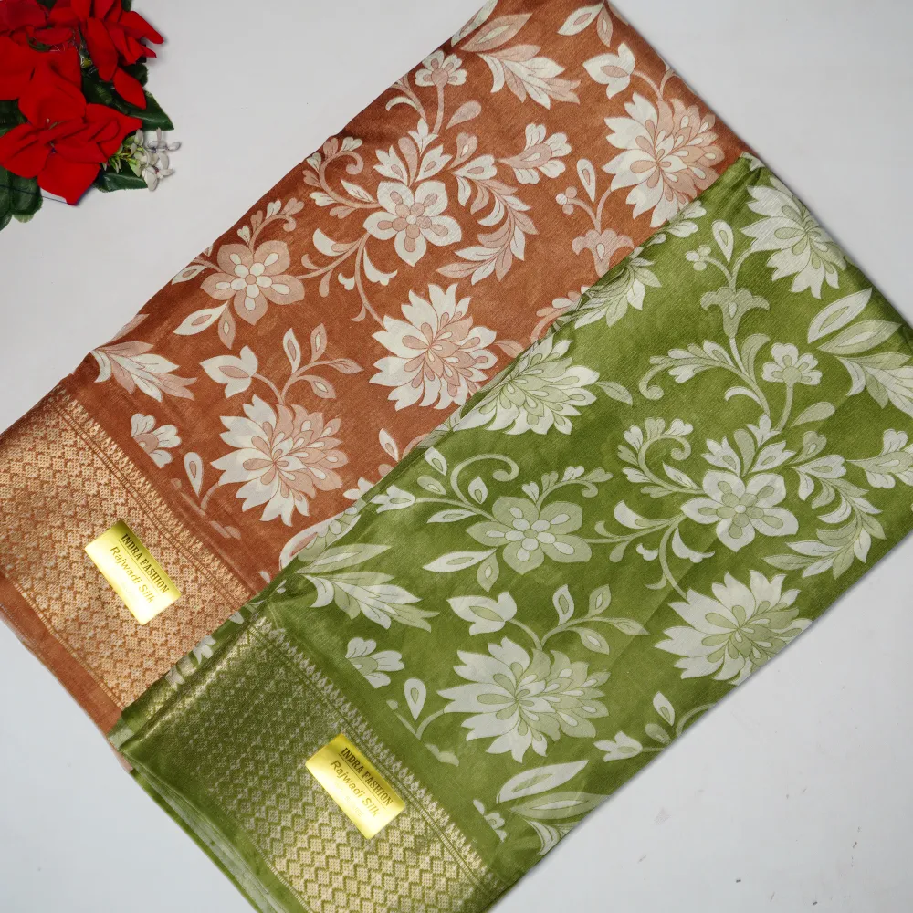 421 (3) Dola Silk Sarees -MB421 - Image 1