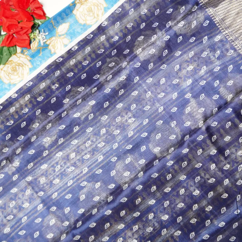 Dola Silk Pastel Colour Sarees  -MB424 - Image 2