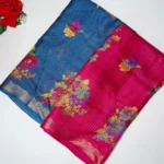 Mangalagiri Checkes Georgette Sarees-MB428