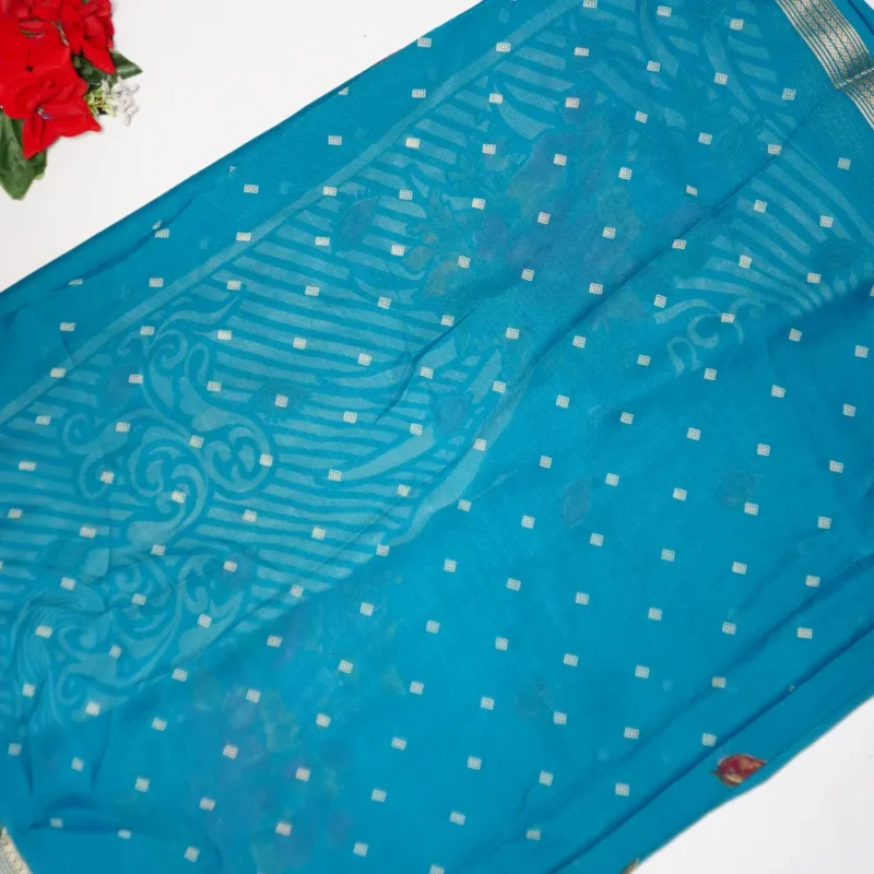 Kalanjali Silk Georget Sarees  -MB431 - Image 4