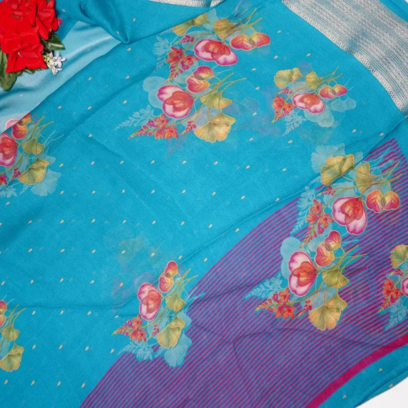 Kalanjali Silk Georget Sarees -MB432 - Image 4
