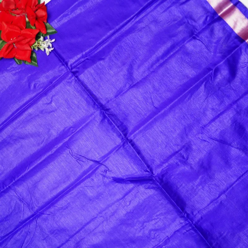 Semi Uppada Pattu With Pochampalli Border Sarees -MB589 - Image 2
