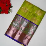Semi Uppada Pattu With Pochampalli Border Sarees -MB589 - Image 4