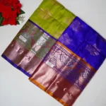 Semi Uppada Pattu With Pochampalli Border Sarees -MB589
