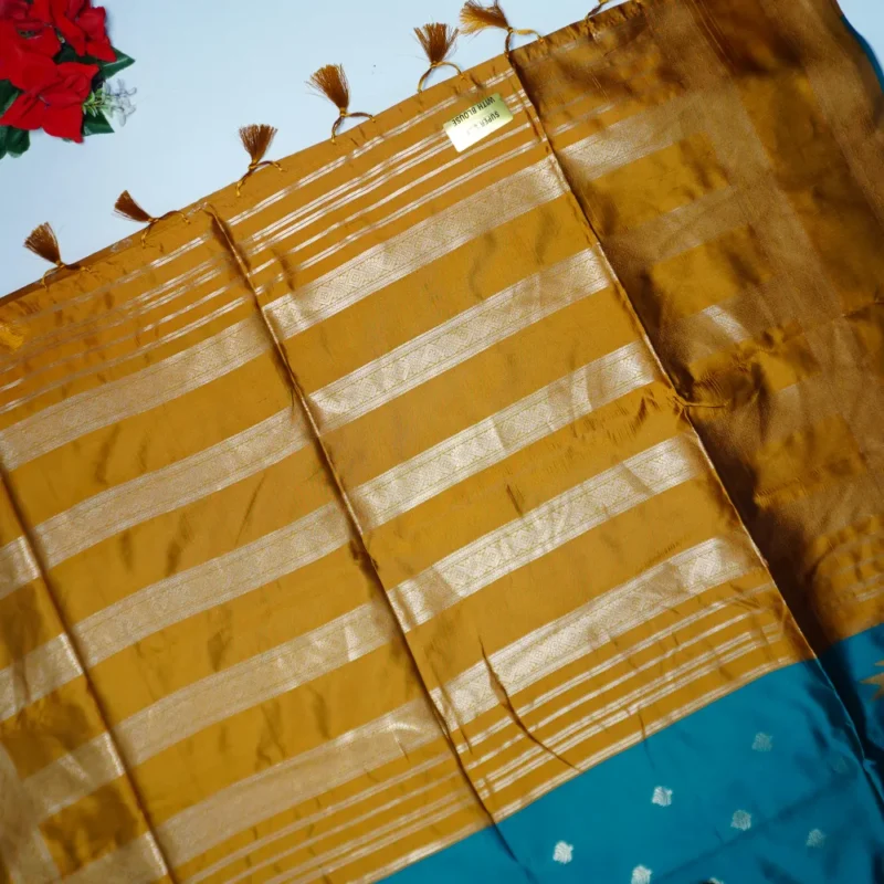 Narayana Pattu With Temple Border Sarees-MB592 - Image 3