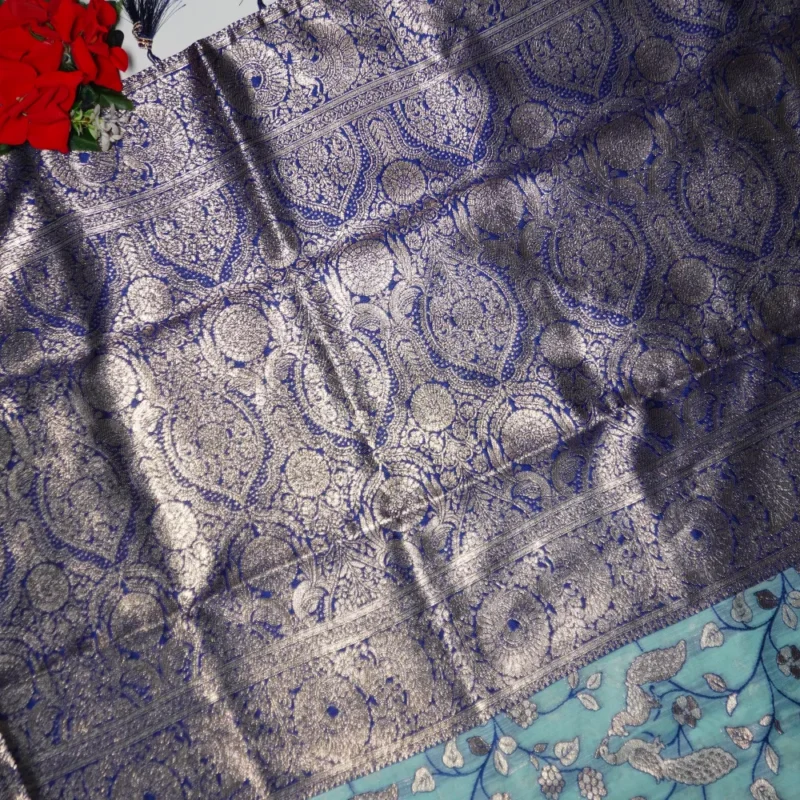 Fancy Party Ware Sarees -MB598 - Image 3