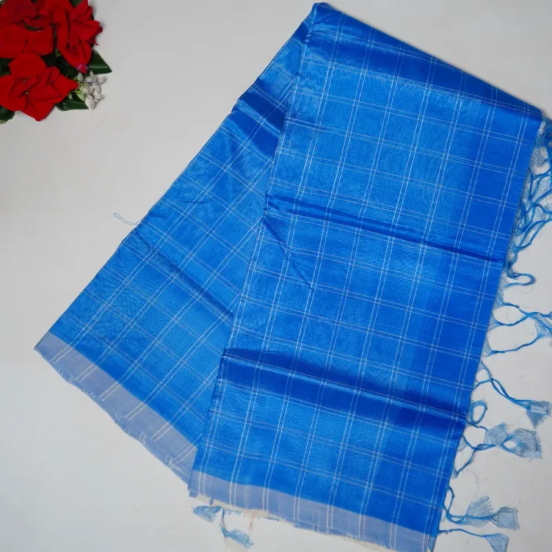 Pure Mangalagiri Handloom Zarry Sarees -MB601 - Image 4