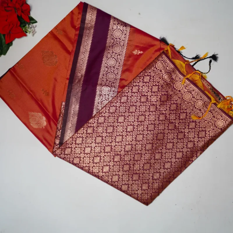 Laxuri Kanchi Pattu Sarees -MB602(596) - Image 4