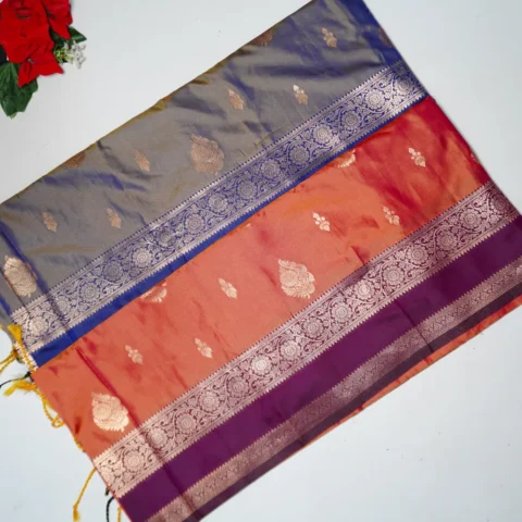 Laxuri Kanchi Pattu Sarees -MB602(596)