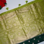 Pure Russian Crape Opposite Boarder Sarees -MB603 - Image 2