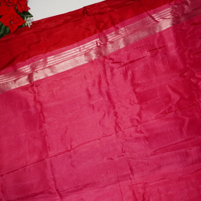 Pure Russian Crape Opposite Boarder Sarees -MB605 - Image 4