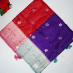 Pure Russian Crape Opposite Boarder Sarees -MB605