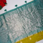 Pure Russian Crape Opposite Boarder Sarees -MB606 - Image 2