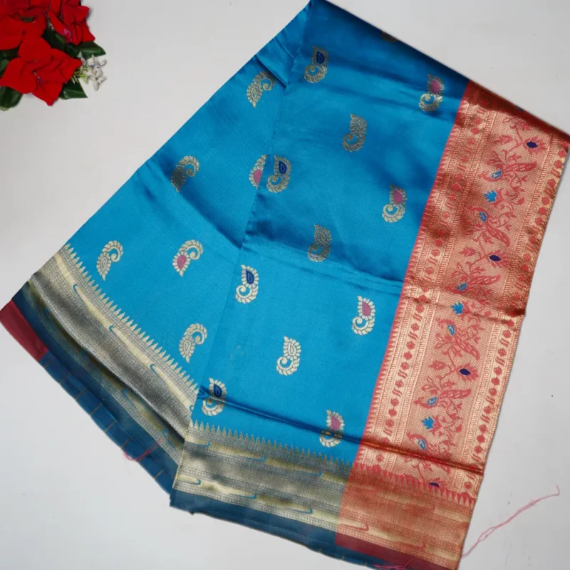 All Mixed Pattu Sarees -MB611 - Image 4
